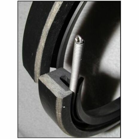 Rostfri fjder 160mm